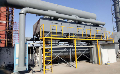 活性炭吸附濃縮塔+催化(huà)燃燒設備